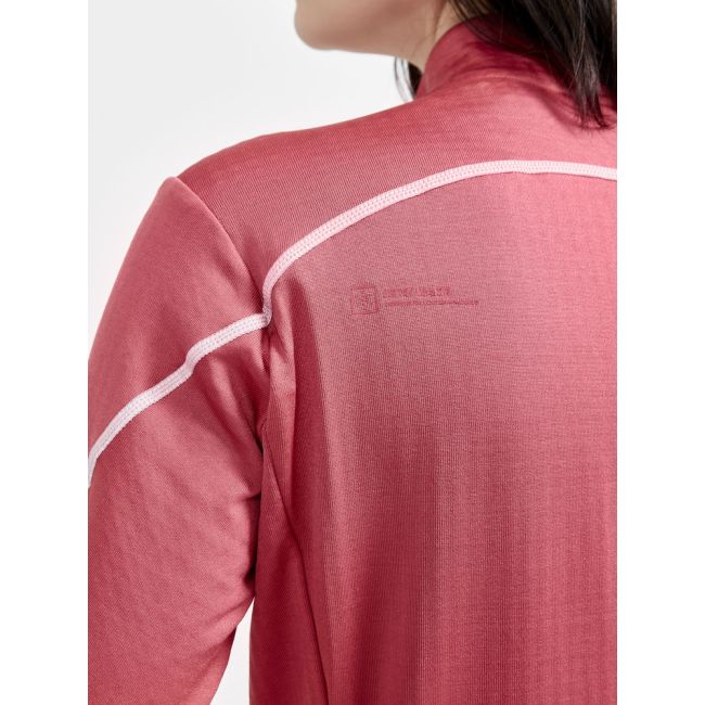 Craft Core Bike Subz LS Jersey W – Tricou de ciclism cu mânecă lungă, izolat - Roșu