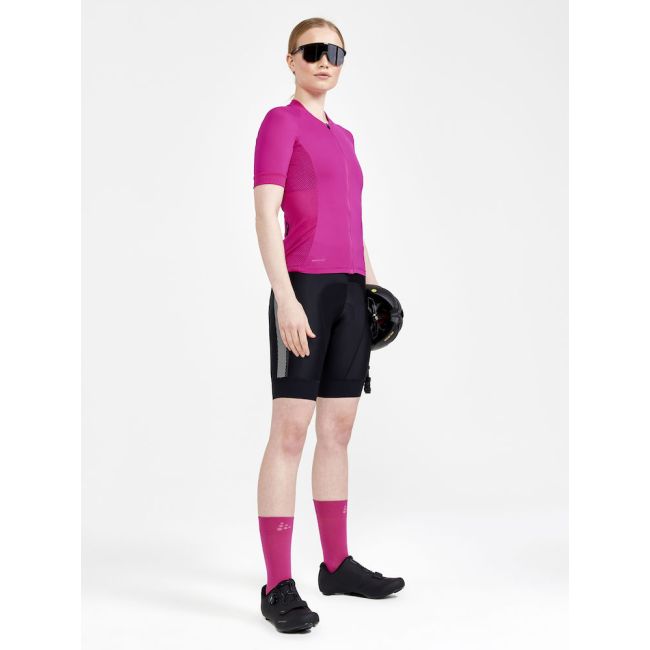 Craft ADV Endur Lumen Shorts W – Pantaloni scurți de ciclism reflectorizanți - Negru