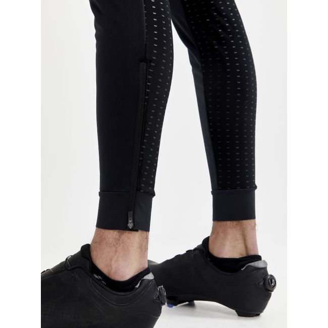 Craft PRO Bike Subz Wind Bib Tight – Colanți de ciclism cu bretele, anti-vânt, pro - Negru