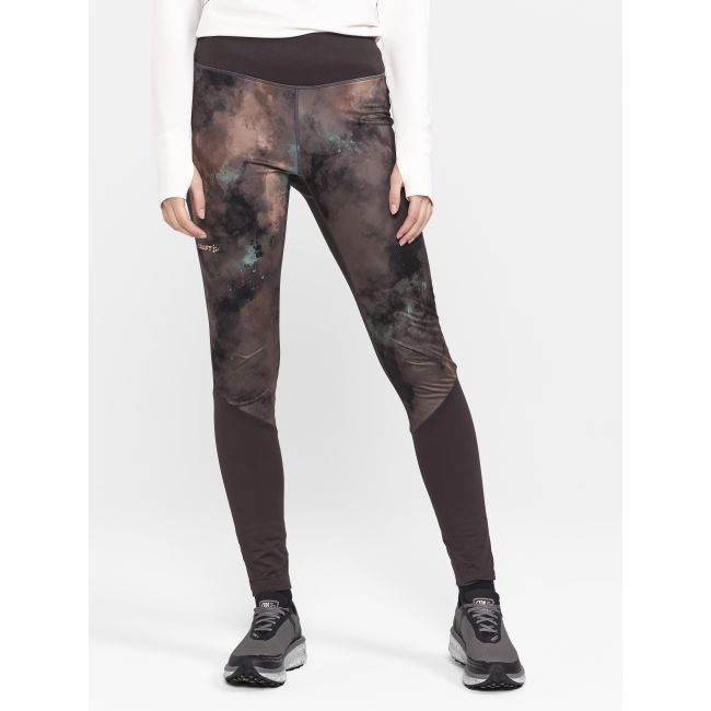 Craft ADV Subz Wind Tights 2 W – Colanți de alergare anti-vânt pentru iarnă - Maro