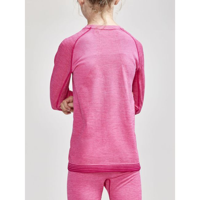Craft Core Dry Active Comfort LS Junior – Bluză strat de bază pentru copii - Roz