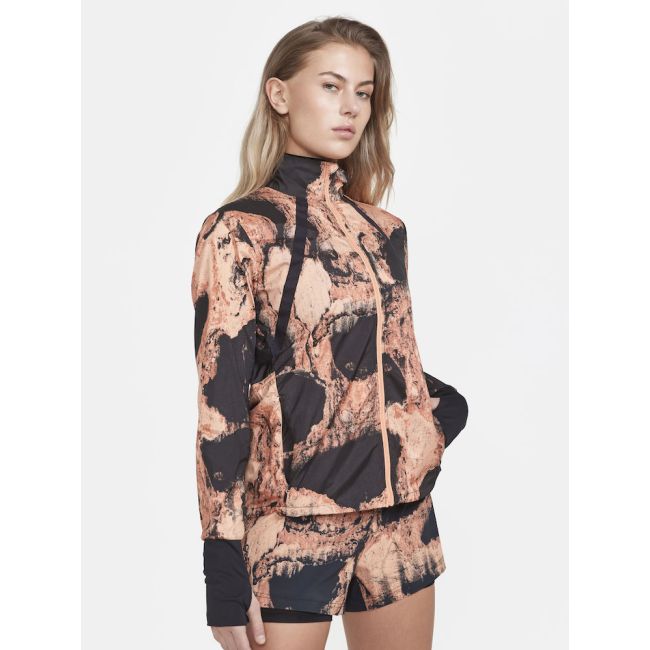Craft ADV Essence Wind Jacket W – Geacă de vânt de alergare - Portocaliu (716007)