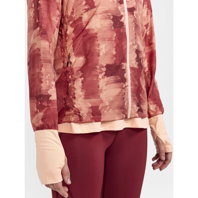 Craft ADV Essence Wind Jacket W – Geacă de vânt de alergare - Roșu
