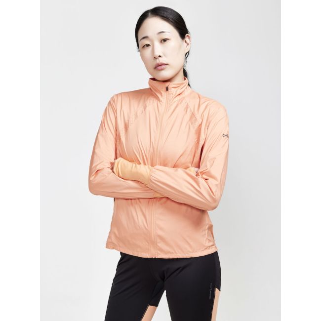 Craft ADV Essence Wind Jacket W – Geacă de vânt de alergare - Portocaliu (716000)