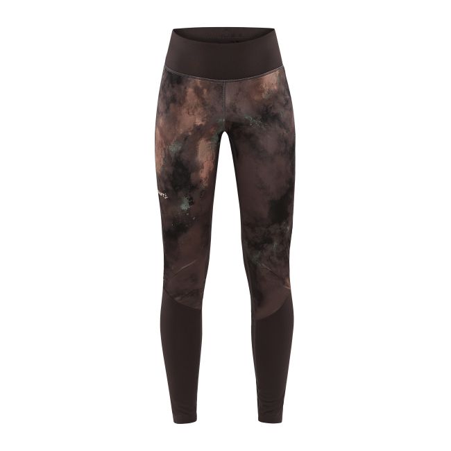 Craft ADV Subz Wind Tights 2 W – Colanți de alergare anti-vânt pentru iarnă - Maro