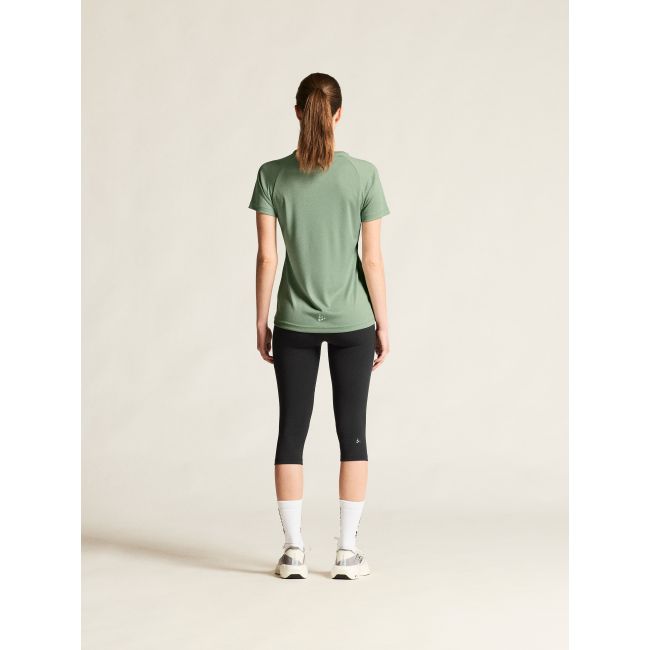 Craft Core Unify Logo Tee W – Tricou de antrenament cu logo - Verde (6300)