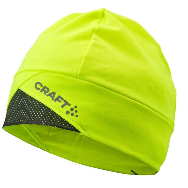 Craft ADV Lumen Fleece Hat – Căciulă de antrenament reflectorizantă - Galben