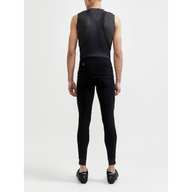 Craft PRO Bike Subz Wind Bib Tight – Colanți de ciclism cu bretele, anti-vânt, pro - Negru