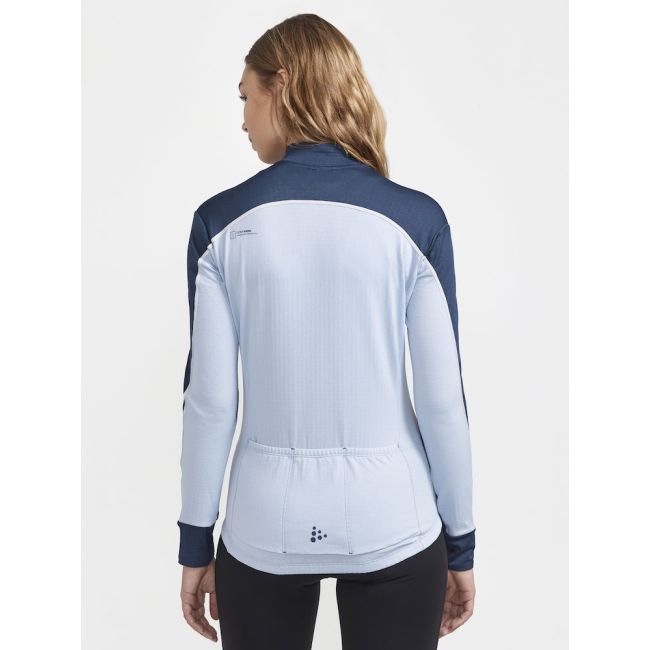 Craft Core Bike Subz LS Jersey W – Tricou de ciclism cu mânecă lungă, izolat - Albastru deschis