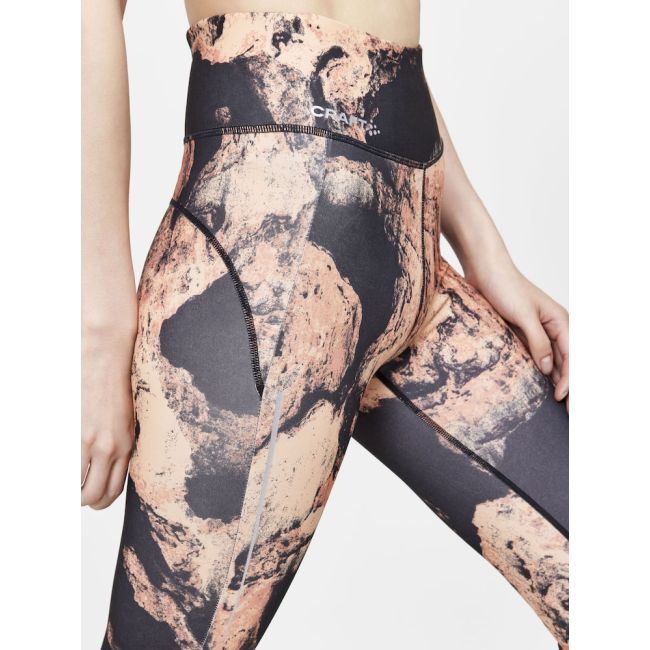Craft ADV Essence Run Tights W – Colanți de alergare - Portocaliu cu negru