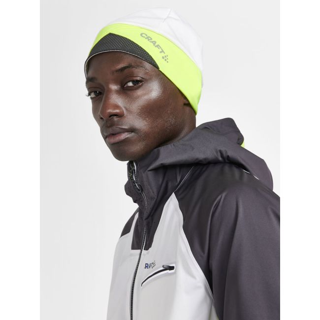 Craft ADV Lumen Fleece Hat – Căciulă de antrenament reflectorizantă - Alb