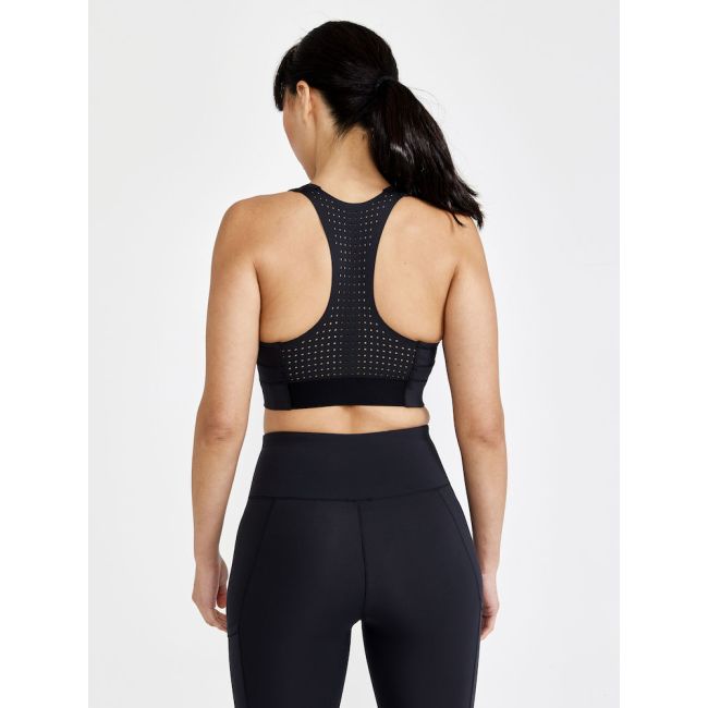 Craft PRO Hit Blocked Sport Top W – Bustieră sport - Negru