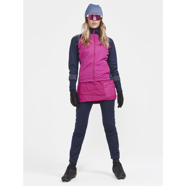 Craft Core Nordic Training Insulate Skirt W – Fustă matlasată izolată de schi fond - Roz