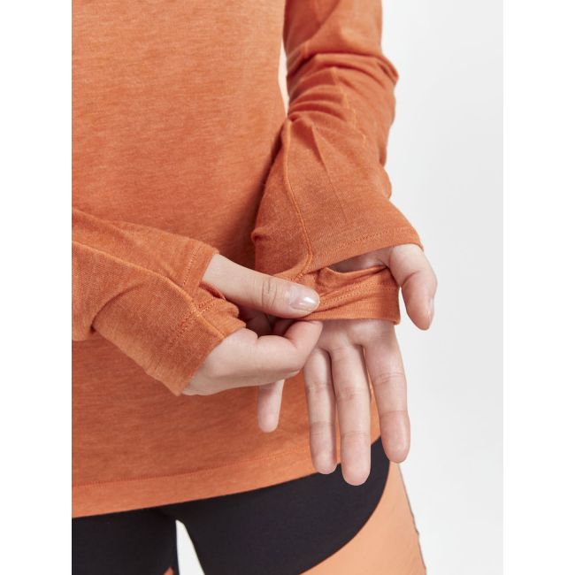 Craft ADV Subz Wool LS Tee 2 W – Bluză de alergare cu merinos - Portocaliu