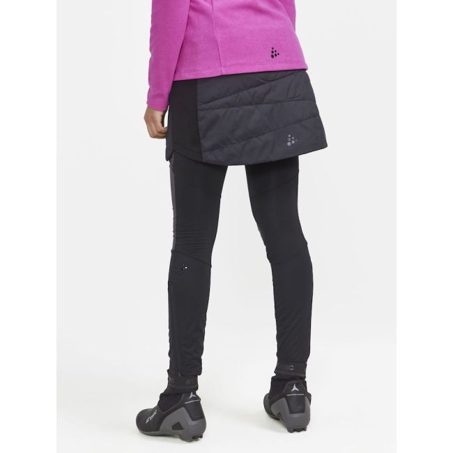 Craft Core Nordic Training Insulate Skirt W – Fustă matlasată izolată de schi fond - Negru
