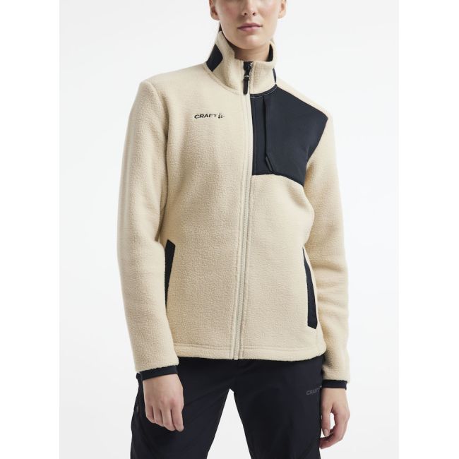 Craft ADV Explore Pile Fleece Jacket W – Geacă fleece pufos - Maro