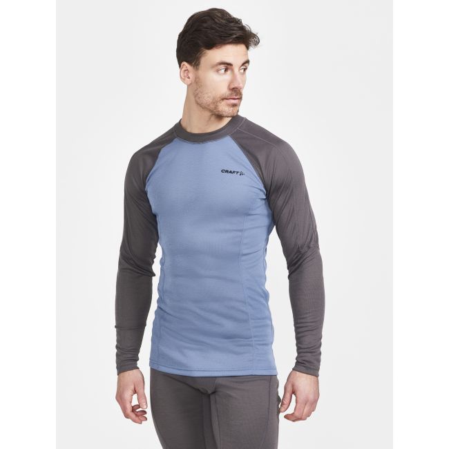Craft Core Warm Baselayer LS Tee – Bluză strat de bază caldă - Gri (985362)