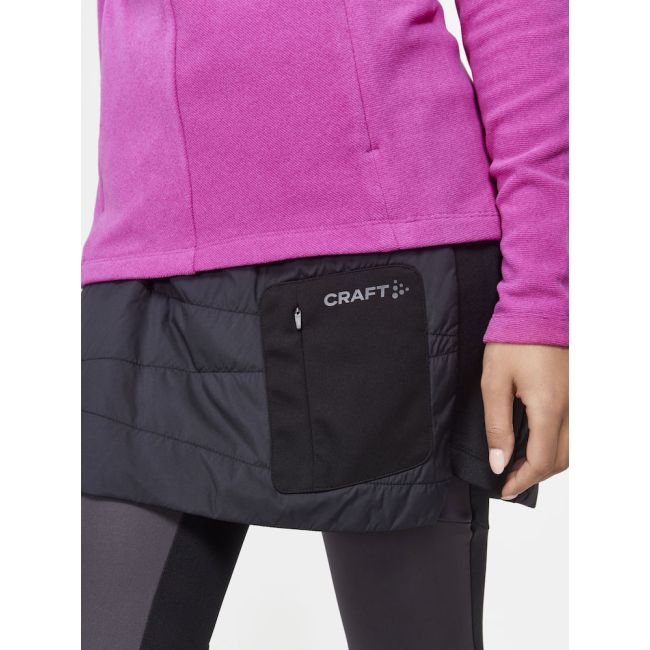 Craft Core Nordic Training Insulate Skirt W – Fustă matlasată izolată de schi fond - Negru