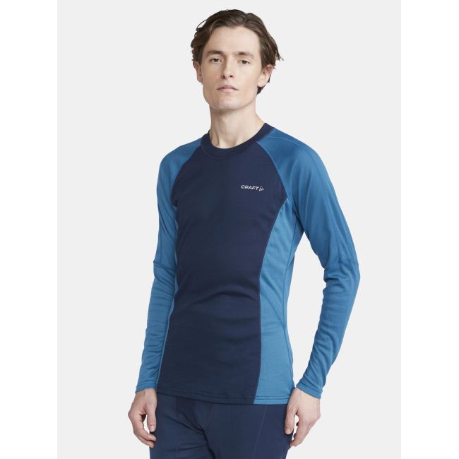 Craft Core Warm Baselayer LS Tee – Bluză strat de bază caldă - Albastru