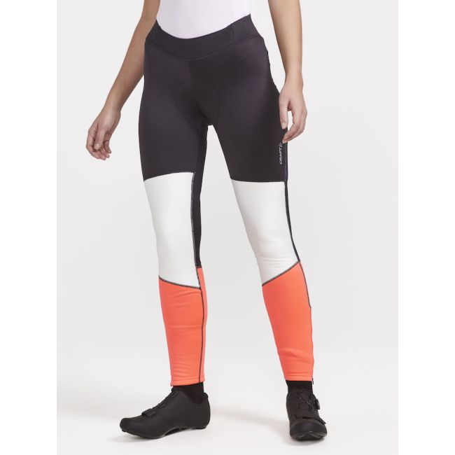 Craft Core Bike Subz Lumen Wind Tights W – Colanți de ciclism anti-vânt reflectorizanți - Gri