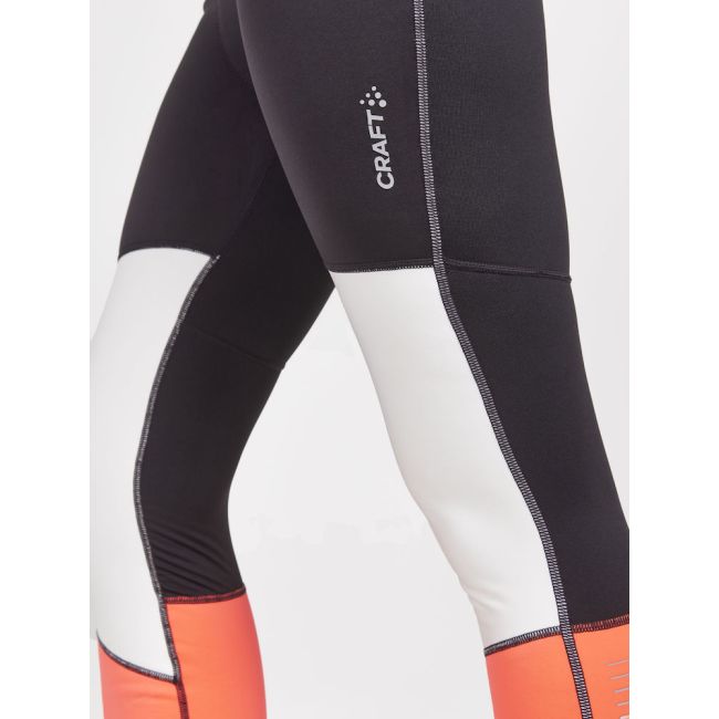 Craft Core Bike Subz Lumen Wind Tights W – Colanți de ciclism anti-vânt reflectorizanți - Gri