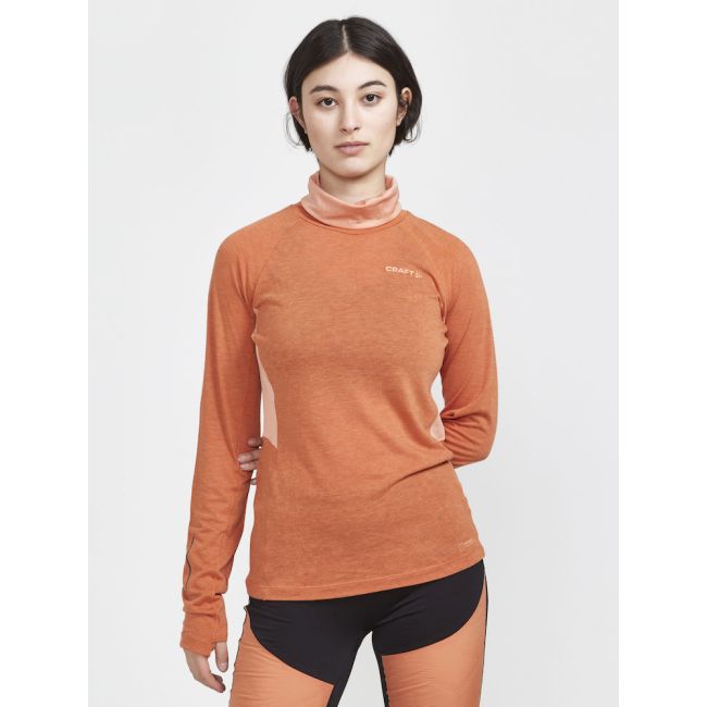 Craft ADV Subz Wool LS Tee 2 W – Bluză de alergare cu merinos - Portocaliu