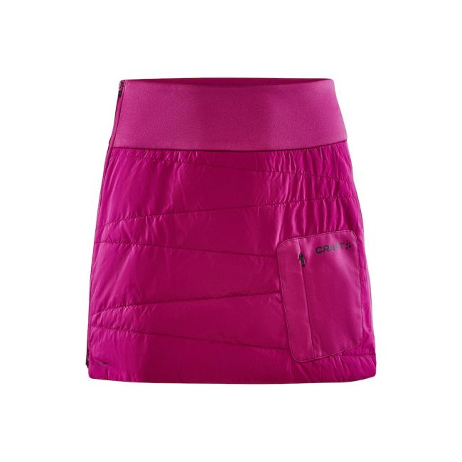 Craft Core Nordic Training Insulate Skirt W – Fustă matlasată izolată de schi fond - Roz