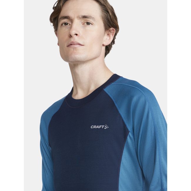Craft Core Warm Baselayer LS Tee – Bluză strat de bază caldă - Albastru