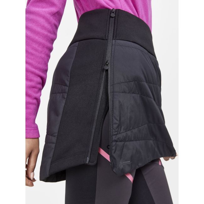 Craft Core Nordic Training Insulate Skirt W – Fustă matlasată izolată de schi fond - Negru