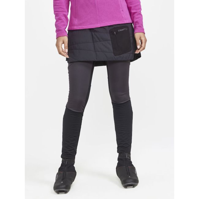 Craft Core Nordic Training Insulate Skirt W – Fustă matlasată izolată de schi fond - Negru