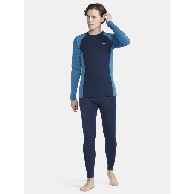 Craft Core Warm Baselayer LS Tee – Bluză strat de bază caldă - Albastru