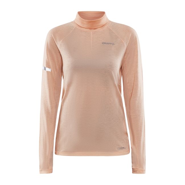 Craft ADV Subz Wool LS Tee 2 W – Bluză de alergare cu merinos - Roz