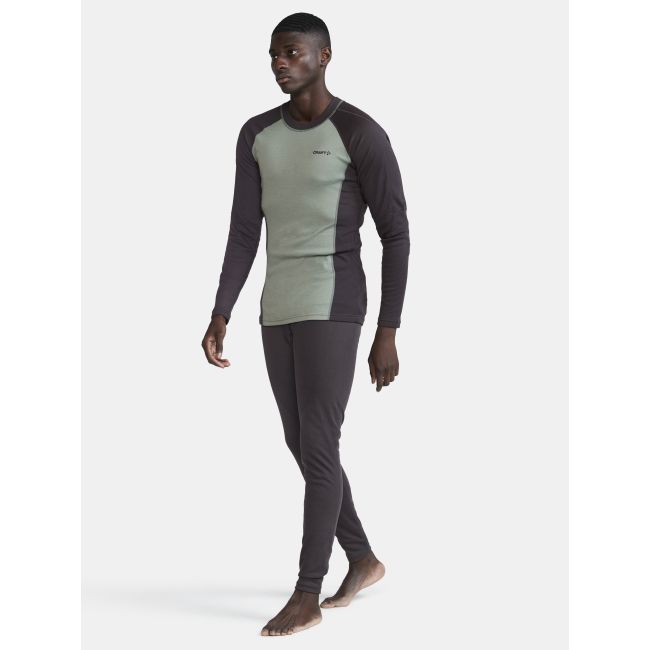 Craft Core Warm Baselayer LS Tee – Bluză strat de bază caldă - Gri (992626)