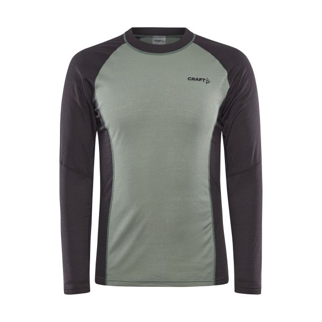 Craft Core Warm Baselayer LS Tee – Bluză strat de bază caldă - Gri (992626)