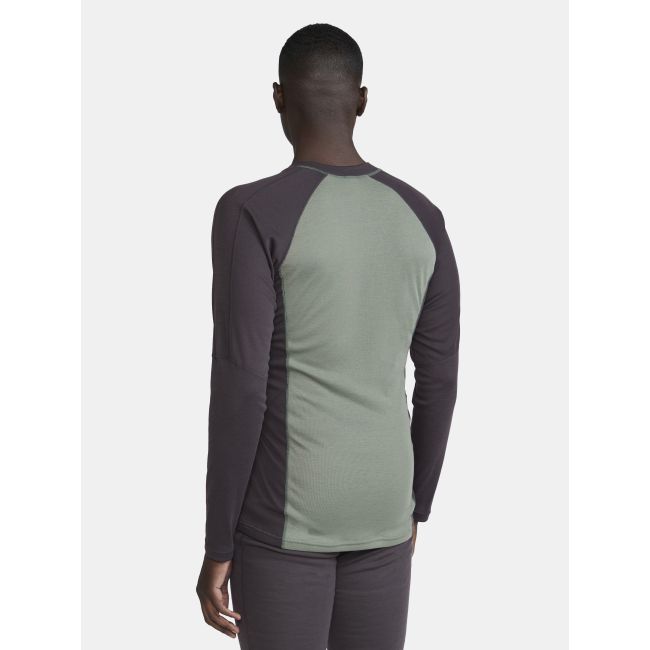 Craft Core Warm Baselayer LS Tee – Bluză strat de bază caldă - Gri (992626)