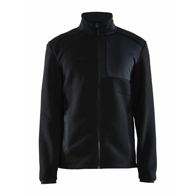 Craft ADV Explore Pile Fleece Jacket – Geacă fleece pufos - Negru
