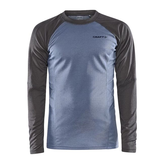 Craft Core Warm Baselayer LS Tee – Bluză strat de bază caldă - Gri (985362)