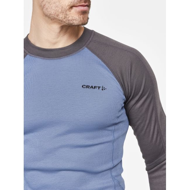 Craft Core Warm Baselayer LS Tee – Bluză strat de bază caldă - Gri (985362)