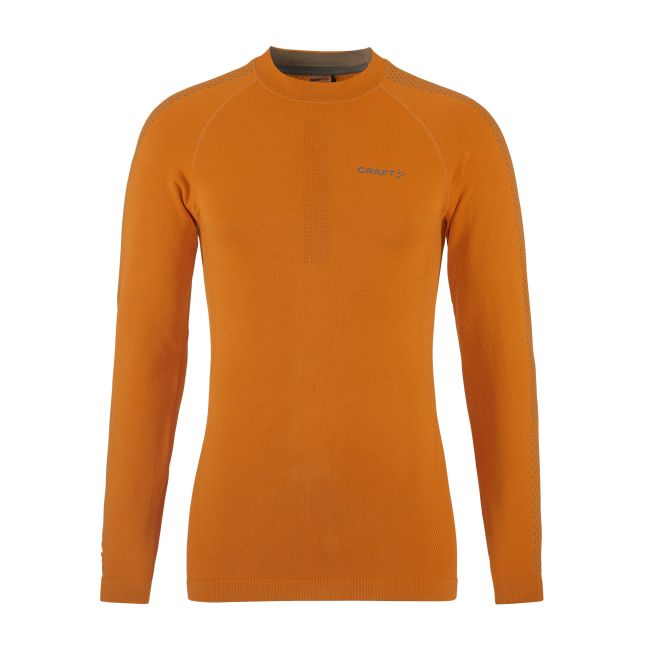 Craft ADV Warm Intensity LS – Bluză strat de bază caldă - Portocaliu