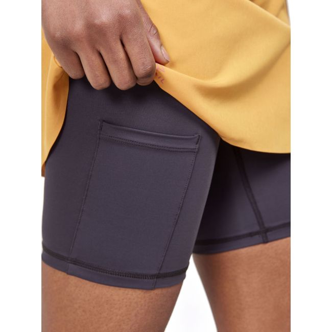 Craft PRO Trail 2IN1 Skirt W – Fustă de alergare trail 2 în 1 - Portocaliu