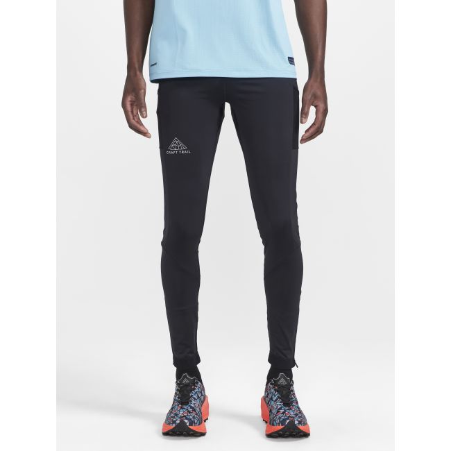 Craft PRO Trail Tights – Colanți de alergare trail - Negru