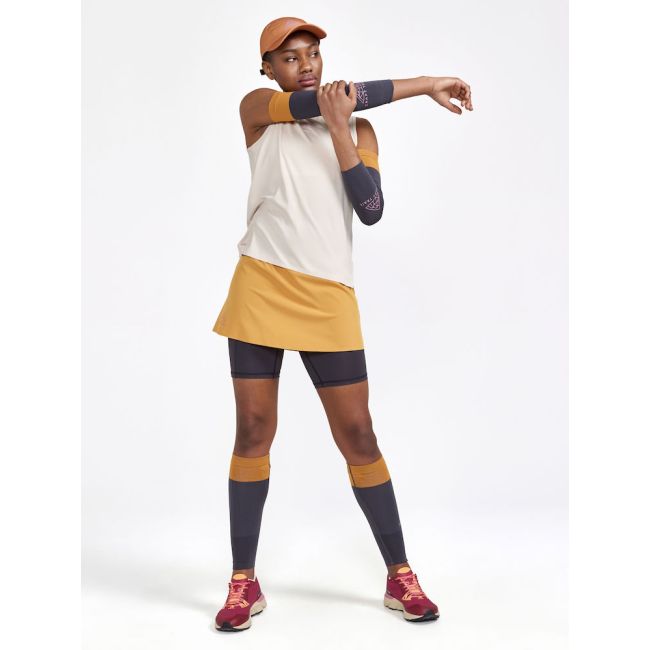 Craft PRO Trail 2IN1 Skirt W – Fustă de alergare trail 2 în 1 - Portocaliu