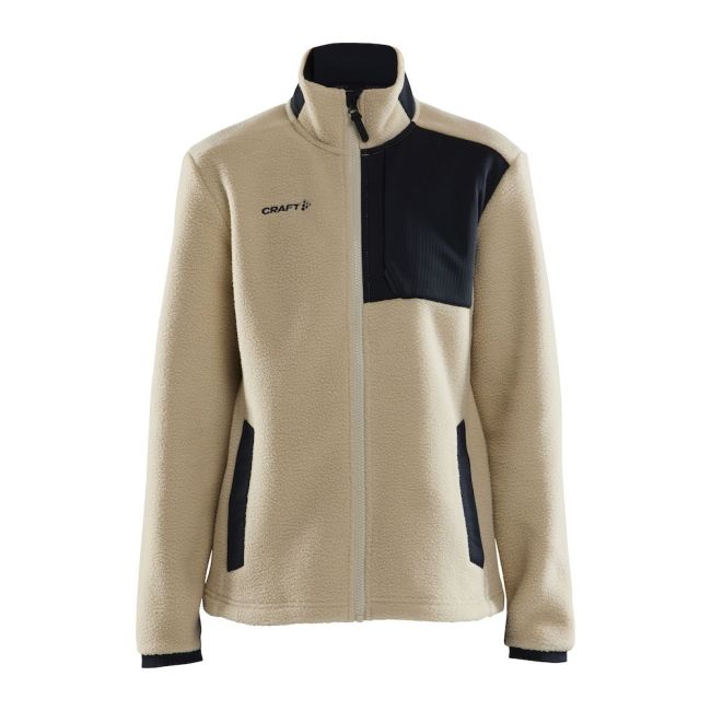 Craft ADV Explore Pile Fleece Jacket W – Geacă fleece pufos - Maro