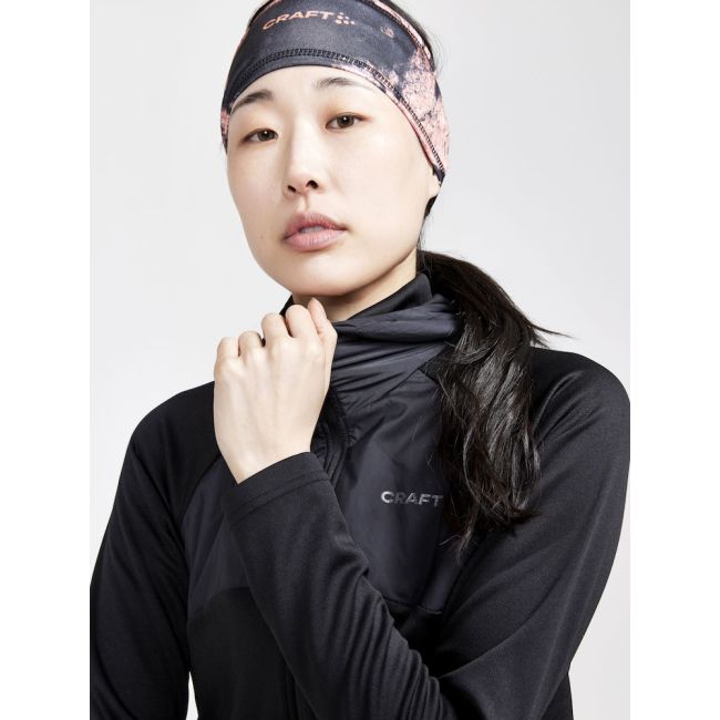 Craft ADV Essence Jersey Hood Jacket W – Hanorac sport cu fermoar - Negru