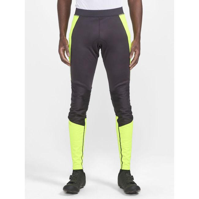 Craft Core Bike Subz Lumen Wind Tights – Colanți de ciclism anti-vânt reflectorizanți - Galben