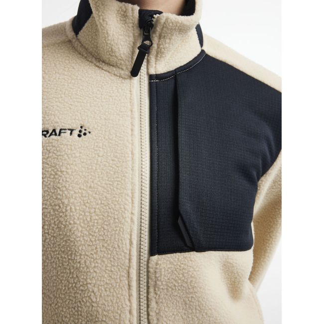 Craft ADV Explore Pile Fleece Jacket W – Geacă fleece pufos - Maro