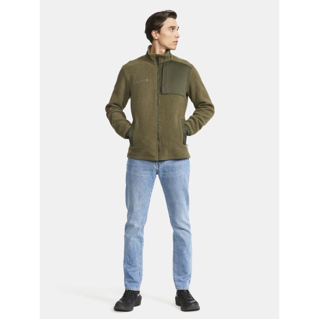 Craft ADV Explore Pile Fleece Jacket – Geacă fleece pufos - Verde