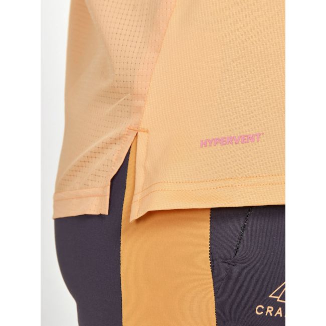 Craft PRO Trail SS Tee W – Tricou de alergare trail ușor - Portocaliu