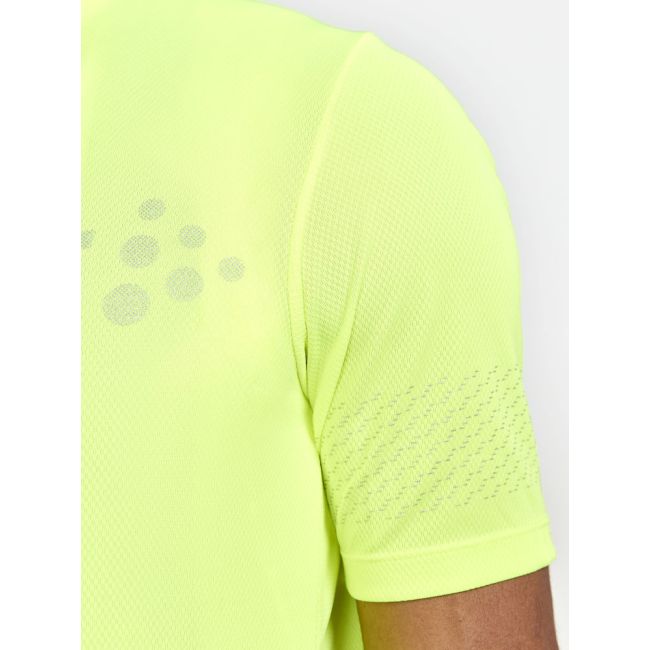 Craft Core Endur Lumen Jersey – Tricou de ciclism reflectorizant - Galben