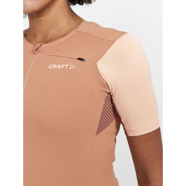 Craft PRO Gravel SS Jersey W – Tricou de ciclism gravel pro - Maro